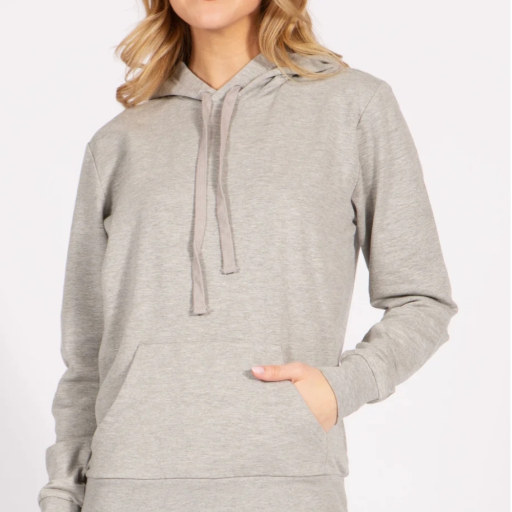 Rosio Light Gray Women's Hoodie